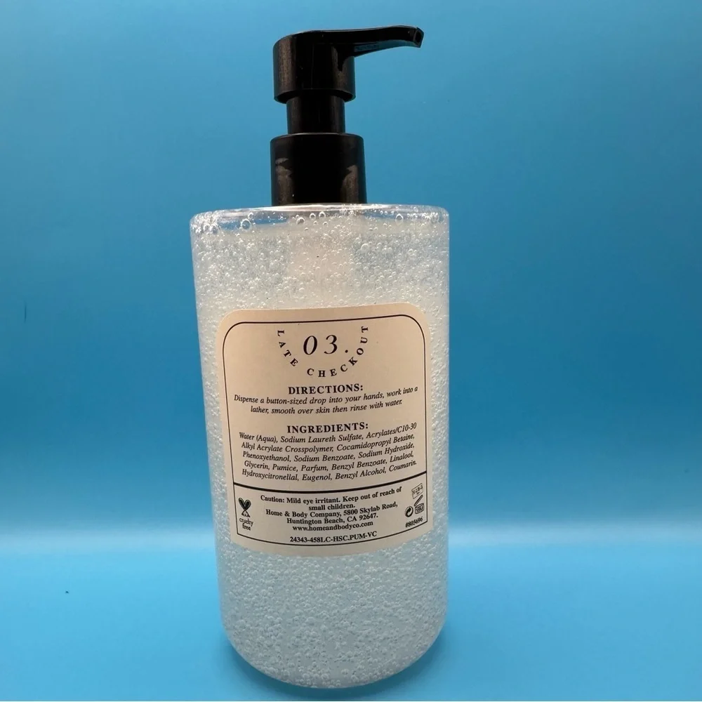 LATE CHECKOUT ~ Vanilla & Cashmere Pumice Enriched Exfoliating HAND SOAP